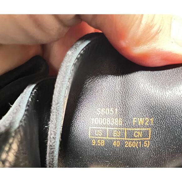 Stuart Weitzman LN Black Suede Sondra Shine Crystal Combat Lace Bootie 9.5 - Picture 6 of 7